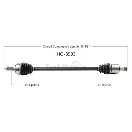Surtrack Axle Cv Axle Shaft, Ho-8593 HO-8593